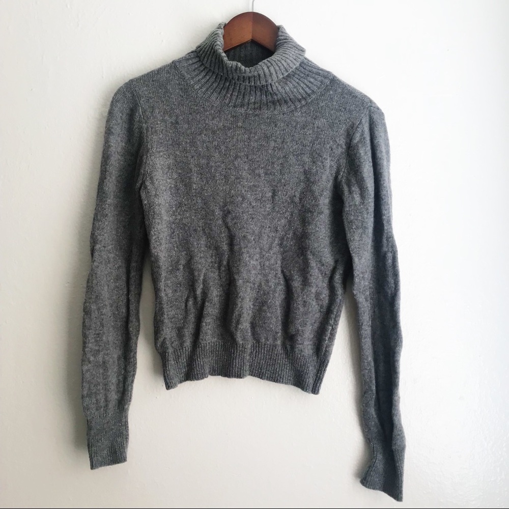 Brandy Melville grey turtleneck sweater